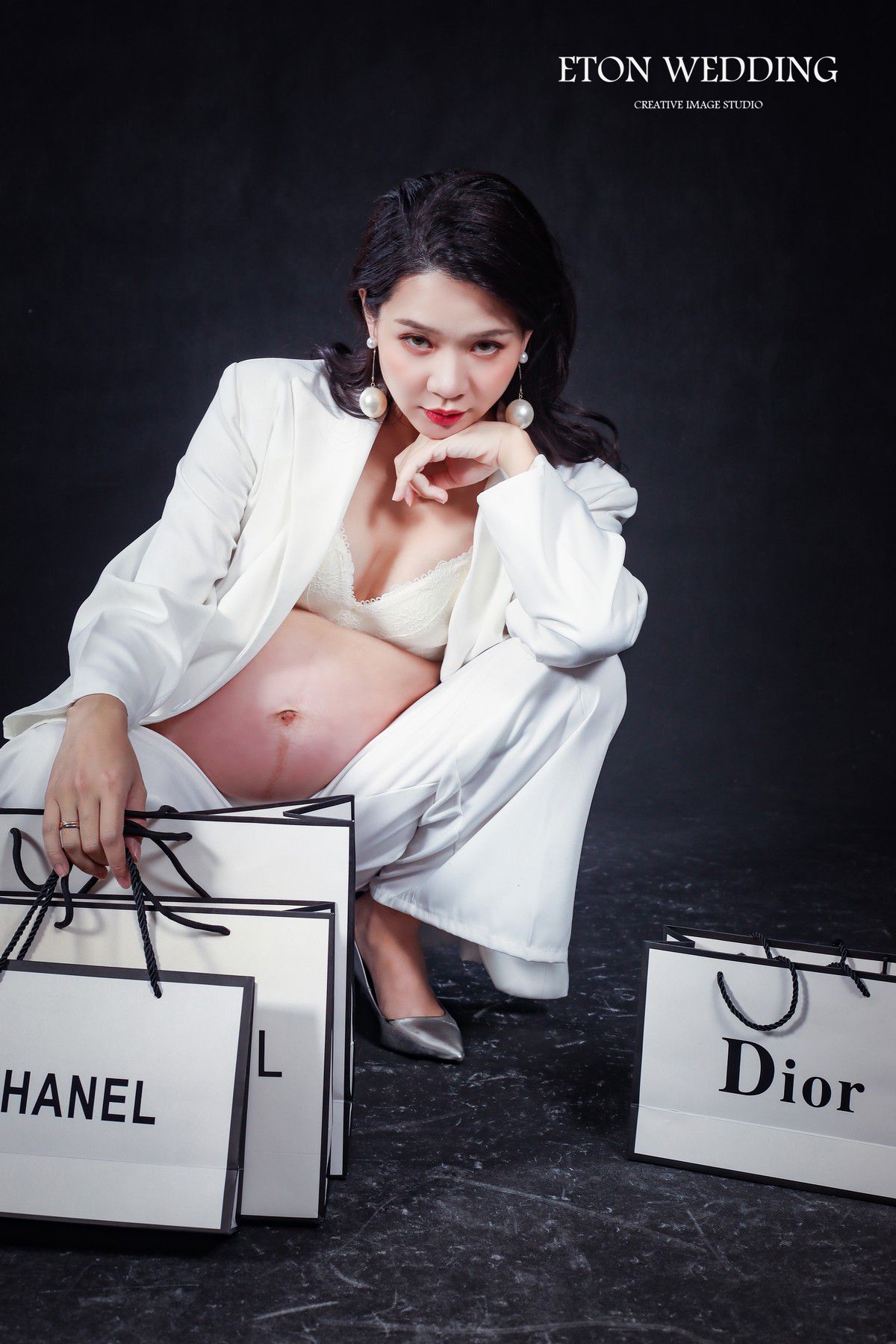 都會摩登風孕婦寫真,孕婦照,時尚孕婦攝影,孕婦禮服